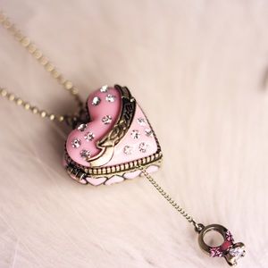 Betsy Johnson locket necklace